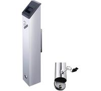 Mounted Metal Ashtray Free Standing Ash Tray, Wall Mounted Ashtray Floor Standing Ash Tray Commercial Outdoor Cigarette Bin Stainless Steel Cigarette Smoking Holder Ash