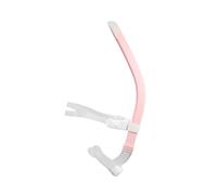 Mounted Swim Snorkel for Form Practice, Dry Top Upper Section, Adjustable Head Bracket, Curved Mouthpiece Setup Front Mounted Swim Snorkel Dry Top Swimming Pool Breathing Trainer Lap Practice Curved