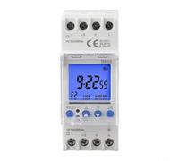 Mounted Timer, 2-Channel Digital Timer Programmable 24-Hour Time Clock with Dual Relays Large LCD Display for Electrical Control Panels(TM922-K 85-265V)(TM922-K 85-265V)