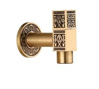 Mounted Washbasin Taps Wall Mount Antique Dragon Carved Brass Retro Small Tap Decorative Outdoor Garden Faucet Washing Machine Mop WC Taps for Bathroom(DT001)