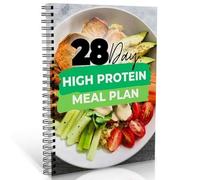 Mounteps 28-Day High-Protein Meal Prep Plan - Low-Carb Recipes for Weight Loss, Muscle Gain & Energy | Beginner-Friendly Fitness Diet Guide, Meal Planner with Portion Control