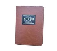 Mounteps 365-Day Devotional for Christian Men: One Minute Prayer and Scripture Study Book, Brown Leather-Look Hard Cover, Compact Study Guide (2026)