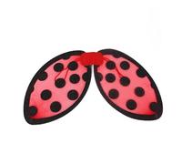 Mounteps Adult Foldable Ladybug Wings Props - Costume Accessories for Halloween, Theme Party & Cosplay Dress-Up Red