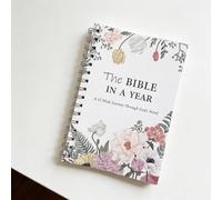Mounteps Bible in a Year Study Journal, A5 52-Week Reading Plan Devotional Notebook, Christian Gifts for Daily Faith Reflection & Devotional Journaling
