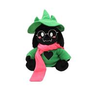 Mounteps Fashion Green Plush Toy - Soft Stuffed Doll with Glasses & Scarf, Cute Home Decor for Shelf/Couch, for Plush Lovers (B)