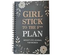 Mounteps Fitness Diary with Goal Setting Sheets 12-Week Wellness & Weight Loss A5 Journal for Women: Daily Food Mood & Habit Tracker, Meal Planner, Body Measurement Log to Track Progress