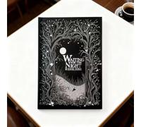 Mounteps Gothic Inspired Night Readers Journal - 150 Pages Lay-Flat Binding Journal for Reading Notes, with 2 Ribbon Bookmarks