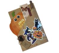 Mounteps Halloween Witch Horror Blind Date with a Book Set - Curated Mystery Novel Gift Box, Spooky Unrevealed Books for Halloween Party, Book Lover Presents (B)