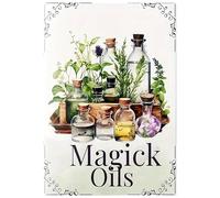 Mounteps Magick Oils Quick Reference Book | 54 Attributes, Relationships & Uses | Kitchen Witch Spells & Herb Magic Guide | Beginner Witches and Herbal Recipes | Magic Book of Essential Oils