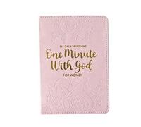 Mounteps NOTEBOOK One Minute With God for Women 365 Daily Devotions PU Leather Flexcover Gift Book