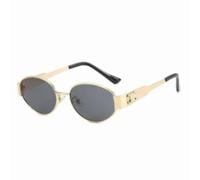 Mounteps Retro Oval Sunglasses Classic Metal Frame Round Vintage Goggles Outdoor Driving