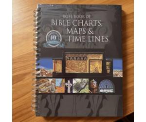 Mounteps Rose Book of Bible Charts, Maps & Time Lines - Full-Color Visual Reference Guide for Bible Study, Sunday School Lessons & Christian Research