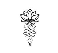 Mounteps Wall Art Black Metal Lotus Flower Wall Art | Mandala Wall Stickers & Decor | Zen Style Metal Wall Sculpture | Decorative Wall Hanging for Living Room, Bedroom, Yoga Room