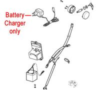Mountfield 12v Battery Charger for Mountfield Electric Start Mowers (MX650)
