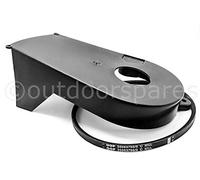 Mountfield Drive Belt & Belt Guard for SP180, Part Numbers - 135063750/0 & 322060212/0