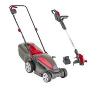 Mountfield Electress 34 Electric Mower 34Cm + Mountfield Mtr20Li Battery Lawn Strimmer Package