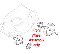 Mountfield Lawnmower Front Wheel Assembly 381007455/1