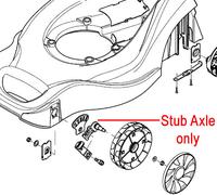 Mountfield Lawnmower Stub Axle 381005089/0