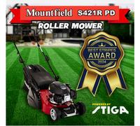 Mountfield S421R PD Self Propelled Rear Roller 139cc Petrol Lawn Mower 41cm Cut