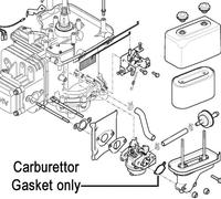 Mountfield Stiga Carburettor Gasket 118551396/0
