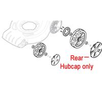 Mountfield Stiga Lawnmower Rear Hub Cap 322110644/0