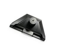 Mounting Adapter Designed Around Portable, Black | 1 / 4-3 / 8 Threaded Base for Light Stand Trailer Positioning