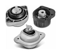 Mounting Bracket 22113421295 22113421296 3PCS Front Engine Mount Rear Transmission Mount Kit 2004-2006 E83 for X3 2.5L 3.0L