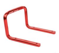 Mounting Bracket for Bicycle Bottle Cage Converts Seat Rails to Dual Holders, Aluminum Alloy Construction for Secure Fit on Road and Commuter Bikes (Red)