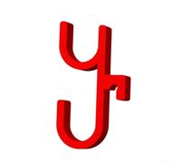 Mounting Bracket for Car For Umbrella Hooks Providing Stable Hold with Anti Slip Coating and Vertical Suspension for Compact Interior Space (6*Red double hook)