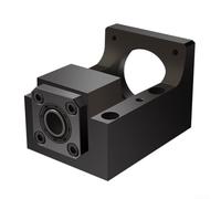 Mounting bracket for stepper motor shaft support, constructed from 45 steel with bearing hole processing for enhanced alignment and motor fixing, 1pcs (YR15-86)