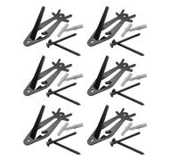 Mounting Bracket Hook - European Mounting Hook, Heavy Duty Wall 6 Pieces Bear Deer Antelope, Skull Holder for Hunting | Living Room Hallway Useful