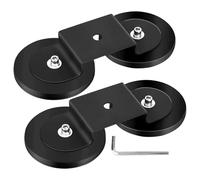 Mounting Brackets 2 Pieces Heavy-Duty LED Light Bar Magnetic Base LED Light Suction Cup Holder for Vehicle Lighting, Garage Workshop Lighting, Outdoor Camping and the Users