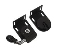 Mounting Brackets for Cordless Shades, Universal Roller Blind Hardware | Iron and Plastic Construction, Top Side or Bottom Fitting, Multi-position Support for Indoor Outdoor Awnings and Patios