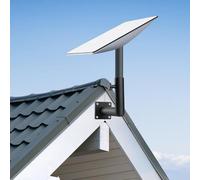 Mounting Brackets For Starlink, Metal Vertical Angle Long Wall Mount, Roof Mount Short Wall Mount For Starlink, 230 * 130 * 80 Mm, Black