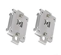 Mounting Clip for SSR 35mm DIN Rail Industrial Control | Galvanized iron build, resistant coating, smooth edges, long-lasting for structural integrity