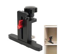 Mounting Device for Cabinet Doors, Adjustable Mounting Gauge, Aluminium Alloy Door Positioning Aid, for Installing Cabinets, Drawers and Shelves in Wood Processing