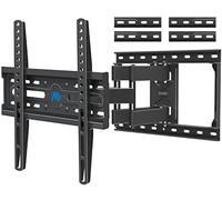 Mounting Dream TV Mount Full Motion TV Wall Mounts for 26-55 Inch Flat Screen TV, Wall Mount TV Bracket with Dual Arms, Max VESA 400x400mm and 99 LBS, Fits 16", 18", 24" Studs MD2380-24K TV Mounts
