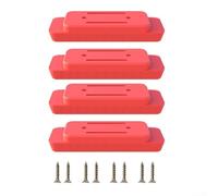 Mounting Feet for For Packout System Featuring ABS Build and Screw Fasteners to Allow Tool Holder Mounting on Mobile Storage Units (4pcs)