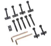 Mounting Hardware Set with Screwdriver for High Chair Repair, B | Mounting Screws with Screwdriver High Strength Hardware Component for Adjustable Childrens Chair Upgrades