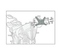 Givi Ktm 390/790 Adventure/r 7710dt/7710d Windshield Fitting Kit Black