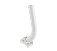 Mounting Kit, Satellite Dish Wall Mounting Bracket Satellite Antenna J Pole Mounting Kit Wall Roof Mount Bracket for V2 Rectangular Dish