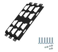 Mounting Plate for Packouts, 100Lbs, Metal with Powder Coat, for Tool Storage and Organization Systems Full Plate Packouts Mounting Plate Single