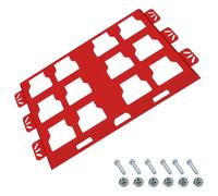 Mounting Plate for Packouts, 100Lbs, Metal with Powder Coat, for Tool Storage and Organization Systems Full Plate Packouts Mounting Plate Single