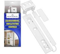 Mounting Set of Integrated Fridge Door Sliders for Attaching Door to Front Panel with Original Code 2230349041 for Electrolux 430922 for Küppersbusch 694170766 for Smeg - MONTERAL