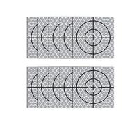 Mountlaser 10Pcs Reflective Targets, 50 x 50mm, Reflective Tape Survey Targets Measurement, Adhesive Target Sheets For Total Stations
