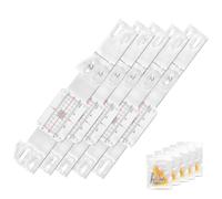 Mountlaser 5PC Plus Corner Tell Tale Crack Monitor, Concrete Crack Monitoring Record