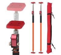 Mountlaser Adjustable Support Pole,120KG Capacity, 3rd Hand Support System, Extends to 160cm, Steel Support Rod for Cabinet Installing Cargo Bars Drywall Support, 2 Pack