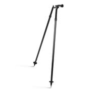 Mountlaser Carbon Fiber Bipod for Prism Poles, Bipod Surveying Thumb Release, 6FT/1.8M Length Adjustable Height Bipod for Land Surveying Total Stations