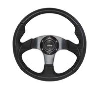 Mountney M32X3PB M Range Steering Wheel , With Black Anodised Center ,3 Spoke Black Moulded Wheel, 320mm in Size