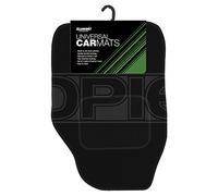 Mountney MUPO-BK Universal Carpet Mat, Black Poly, Set of 4